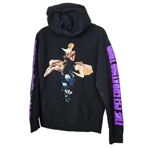 Madonna S The Celebration Tour Black Hoodie Purple Merch Sweatshirt Casual